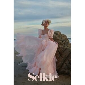 Selkie Peach Fuzz In Bloom Gown XS